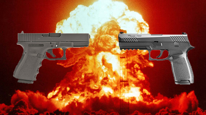 Glock vs Sig pistol fanboy debate