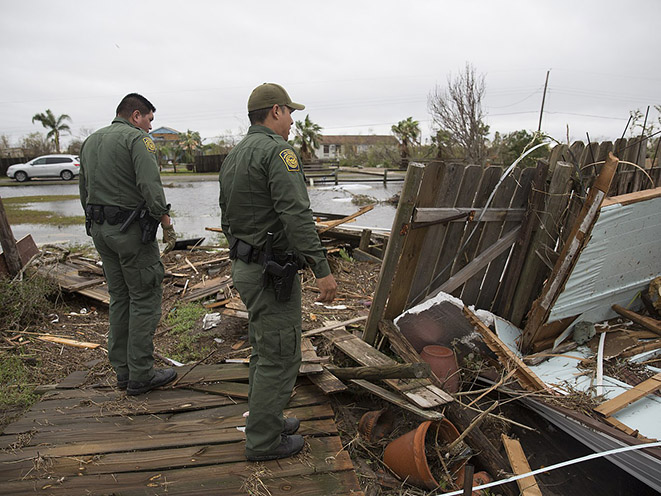 hurricane harvey border patrol