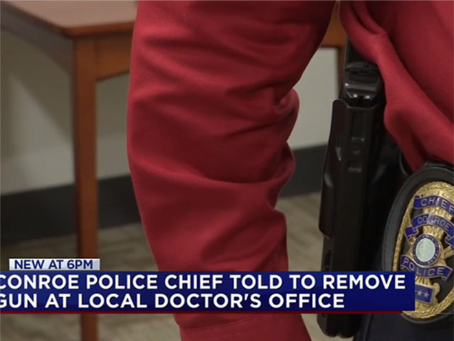 texas police chief gun