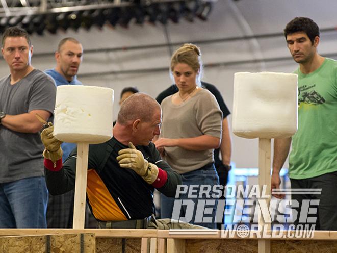 Blade Tactical knife demonstration