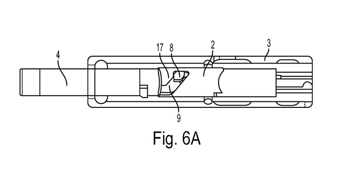 Glock 46 pistol drawing barrel