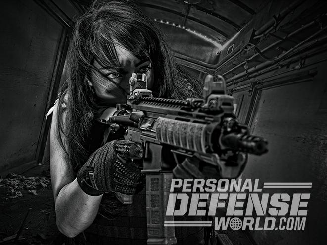 ar-15 shooter right angle