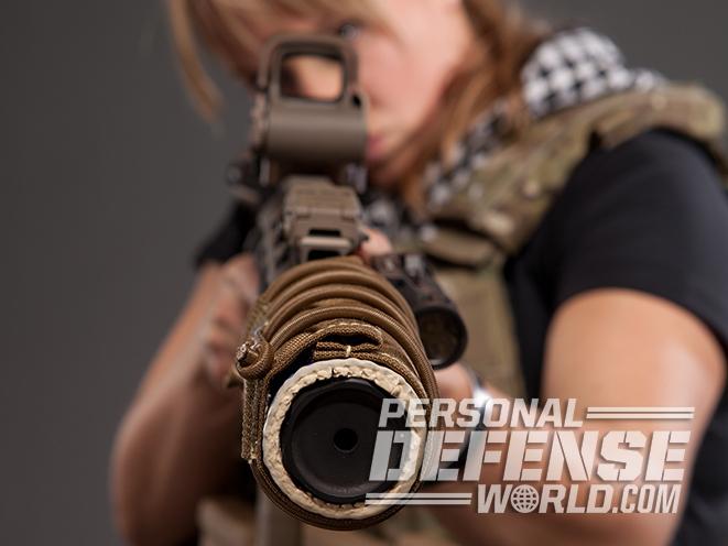 ar-15 shooter front view