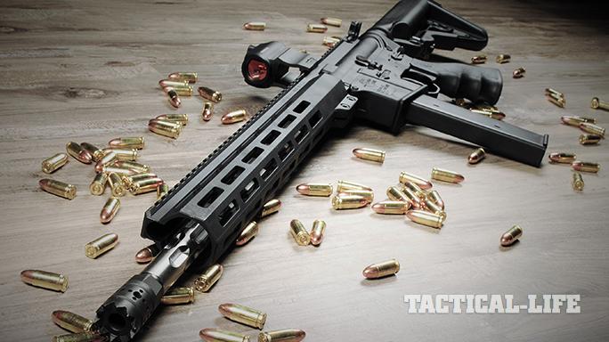 Rock River Arms LAR-9 R9 with ammo