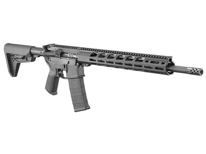 Ruger AR-556 MPR rifle right angle