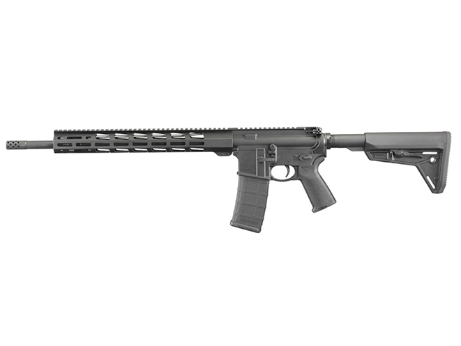 Ruger AR-556 MPR rifle left profile