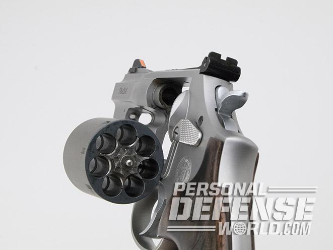 Smith & Wesson Performance Center Model 986 revolver cylinder