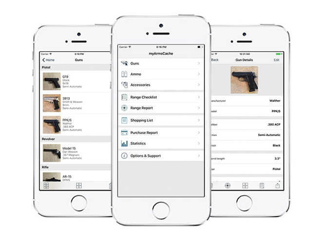 myArmsCache iphone version