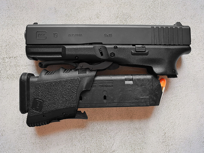 Full Conceal Folding Glock 19 pistol closed