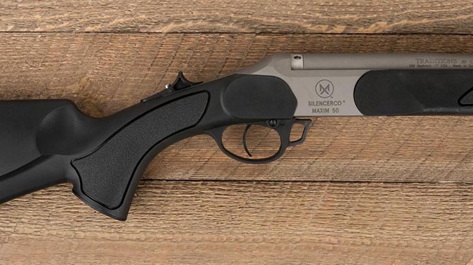 SilencerCo Maxim 50 Integrally Suppressed Muzzleloader trigger