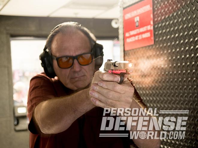 crimson trace laser unit firing