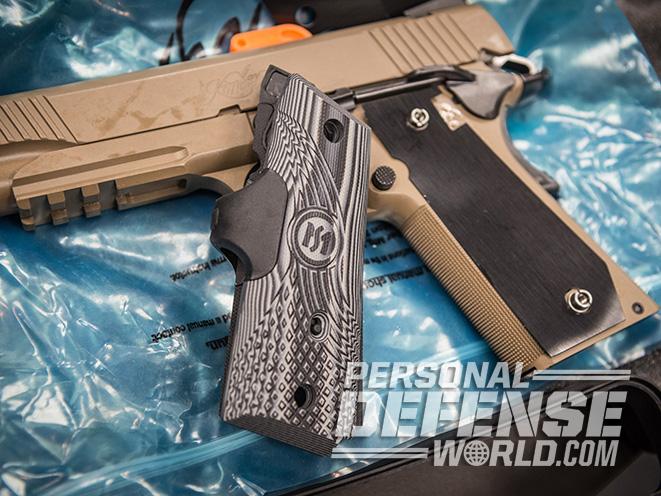 crimson trace laser kimber desert warrior grip