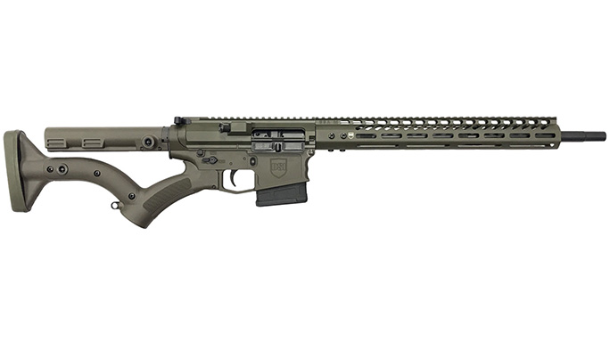 dark storm ds-10 typhoon featureless od green rifle left profile