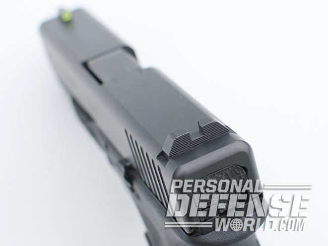 glock 19 edc pistol rear sight