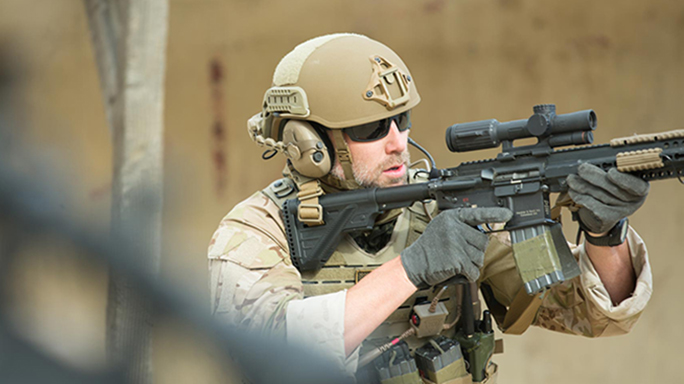 safariland liberator v headset shouldering rifle