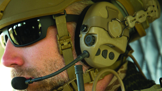 safariland liberator iv headset closeup
