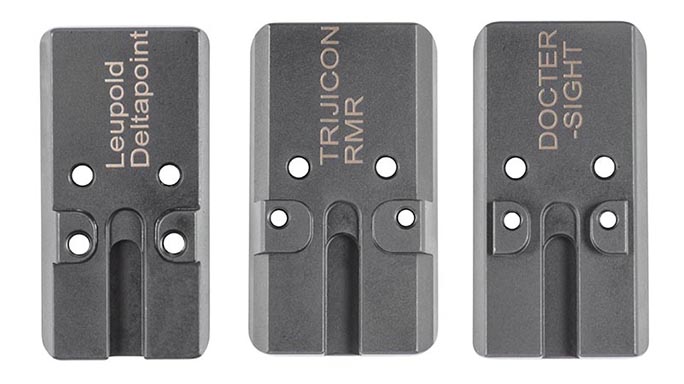 Walther PPQ M2 Q4 TAC pistol mounting plates