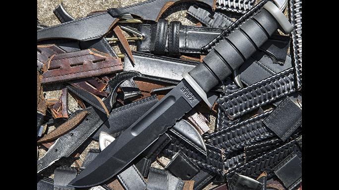 SOG Pillar vs. KA-BAR D2 kabar knives