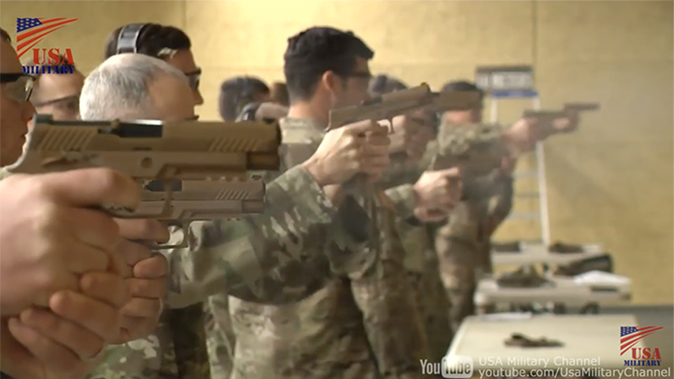 us army m17 m18 pistol range test