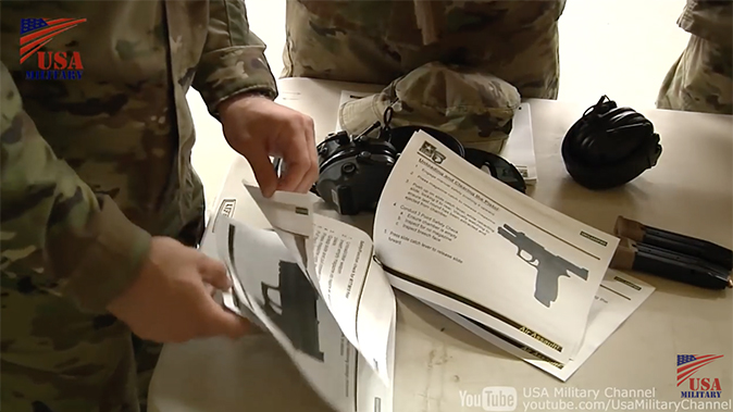 us army m17 m18 pistol instruction manual