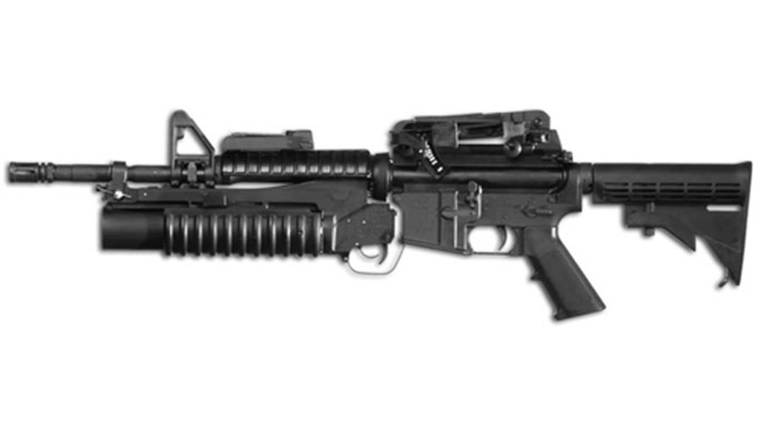 Colt M203 grenade launcher nine-inch barrel