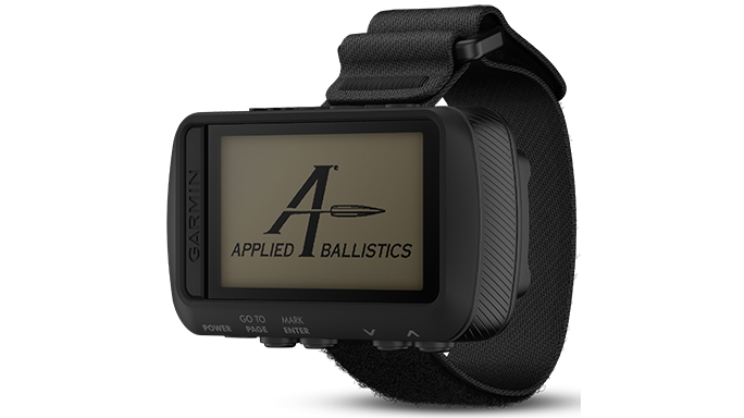 Garmin Foretrex 701 Ballistic Edition applied ballistics screen