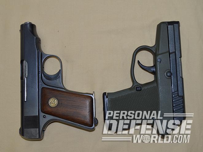 ortgies vest pocket and kel-tec p-32 pistols
