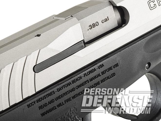 SCCY CPX-3 PISTOL ejection port
