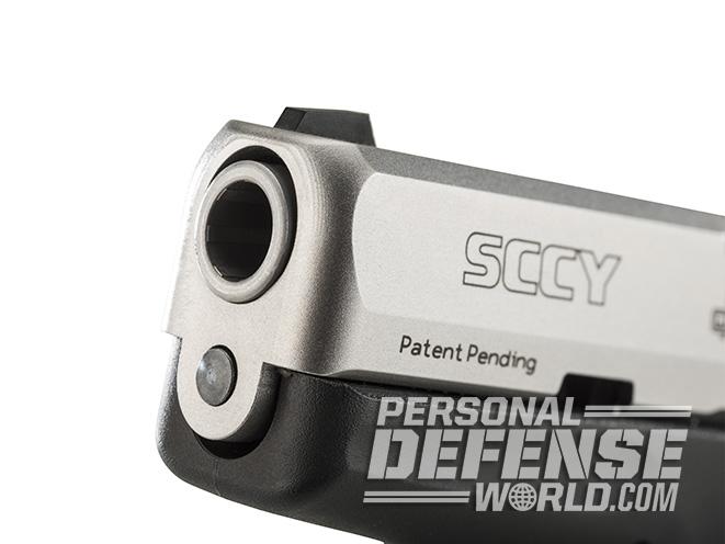 SCCY CPX-3 PISTOL muzzle