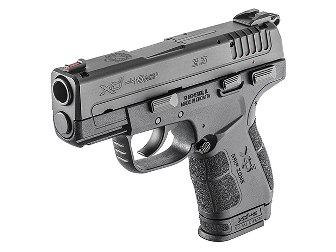 springfield xde 45 ACP left angle