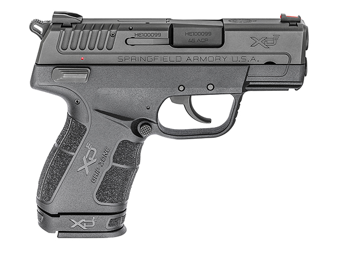 springfield xde 45 ACP grip extension right profile