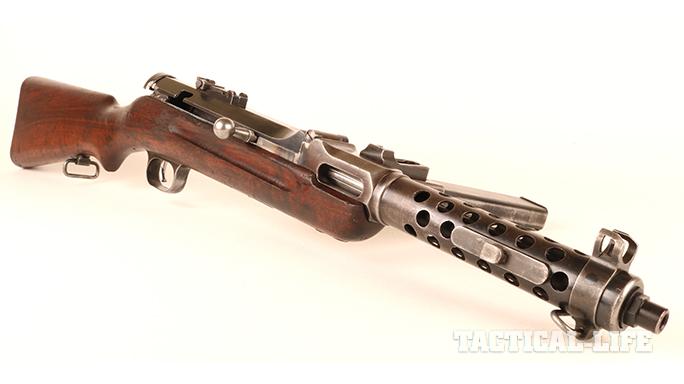 Steyr MP34 submachine gun rear sight