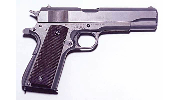 surplus 1911 pistol right profile