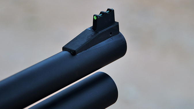 Wilson Combat Less Lethal 870 front sight closeup