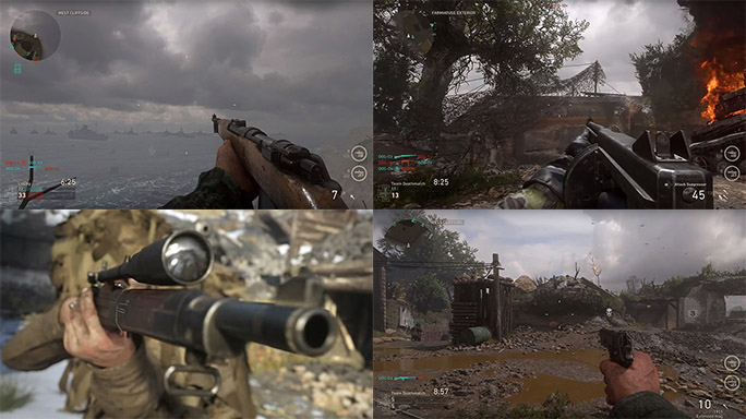 Call of Duty WW2 guns 2017