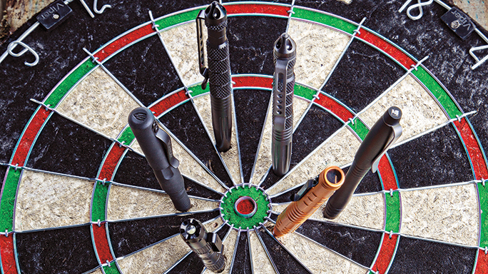 Tactical Pens lead dartboard