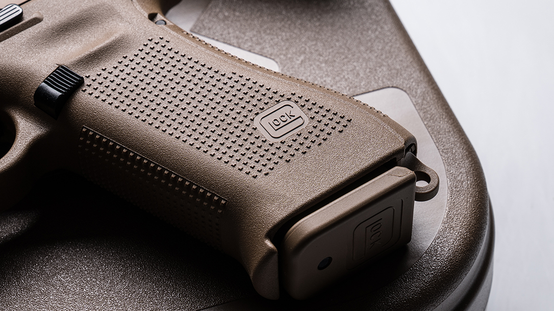 Glock 19X pistol release grip