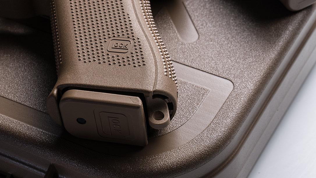 Glock 19X pistol release magwell