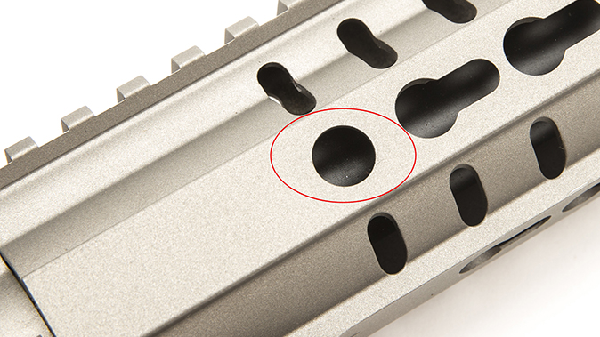 CMMG MkG DRB rifle quick detach sockets