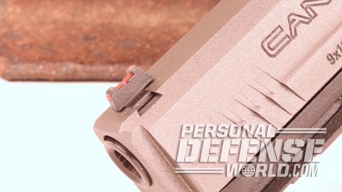 Canik TP9SF Elite-S pistol front sight