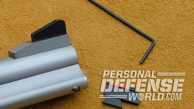 Freedom Arms Model 97 revolver front sight