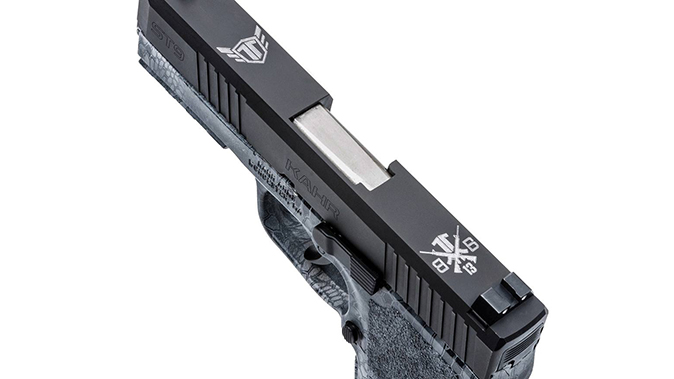 Kahr ST9 TIG Pistol engravings