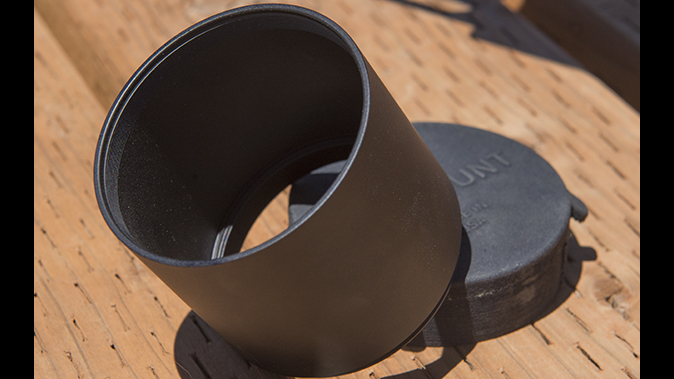 Leupold Mark 8 3.5-25x56mm M5B2 lens and extension