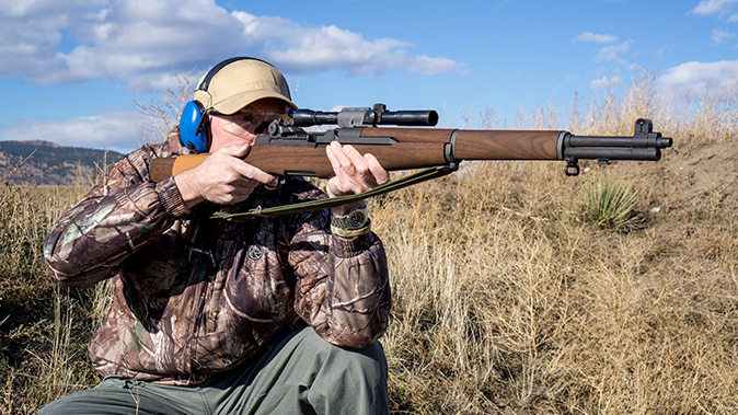 M1D Garand rifle test
