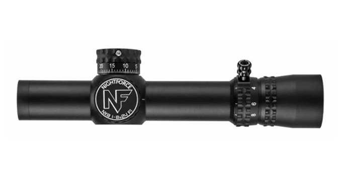 Nightforce NX8 1-8x24 F1 scope right profile