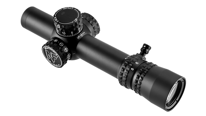 Nightforce NX8 1-8x24 F1 scope angle
