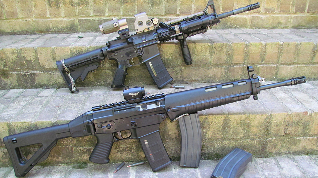 SIG556 Classic Ballistic AR comparison M4