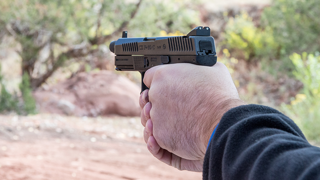 CZ P-10 C Pistol Athlon Outdoors Rendezvous rear