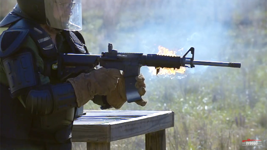 smith & wesson m&p15 sport ii full-auto meltdown test