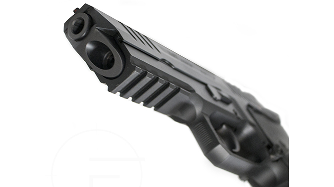 Arex Rex Alpha pistol rail and barrel